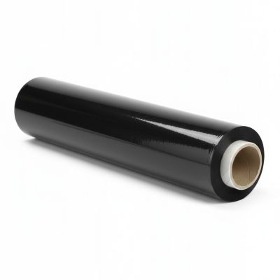 Strečová folie 500mm 23my 1,5kg černá neprůhledná