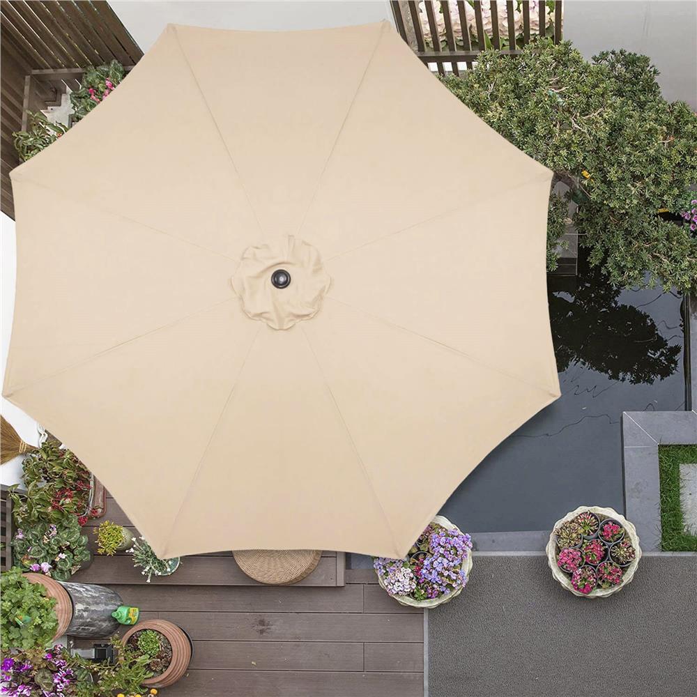Zahradní slunečník 290 cm, béžový SPRINGOS SUNNY GU0036