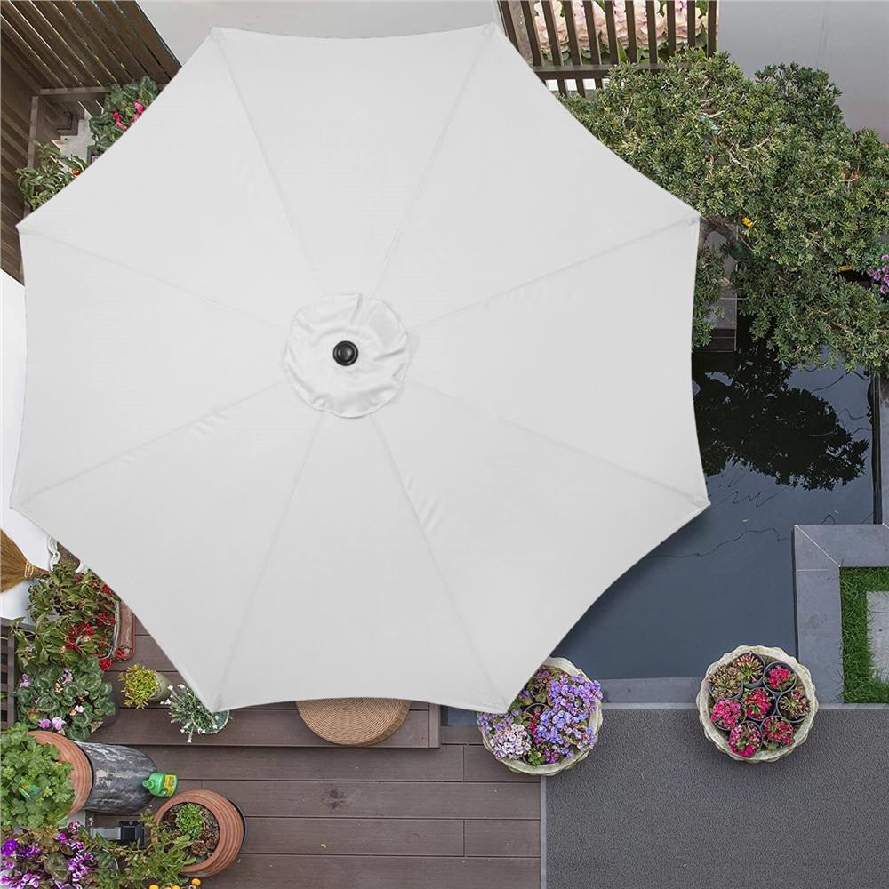 Zahradní slunečník 250 cm, tmavě šedý SPRINGOS SUNNY GU0021
