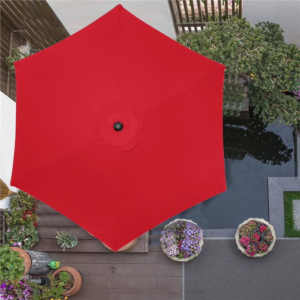 Zahradní slunečník 250 cm, tmavě šedý SPRINGOS SUNNY GU0021