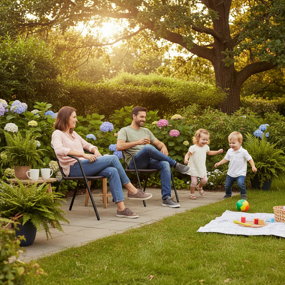 Zahradní ratanové křeslo SPRINGOS BISTRO GF1019 hnědé