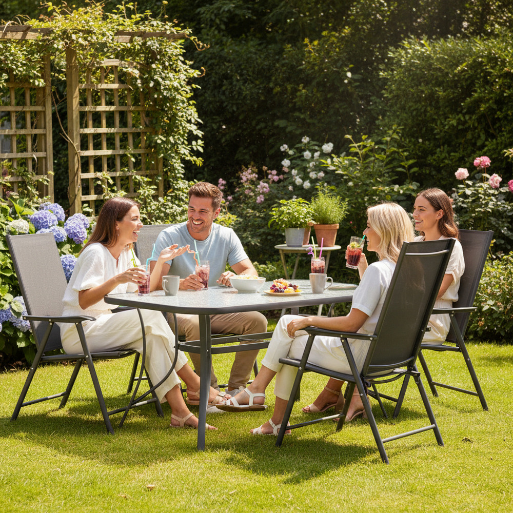 Zahradní set nábytku SPRINGOS TOSCANA 1 grafitový