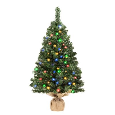 LED světelná dekorace Stromeček - 90cm, 50LED,IP44, multicolor