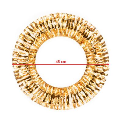 LED světelný kruh 45cm 360LED 8-funkcí IP44 teplá bílá