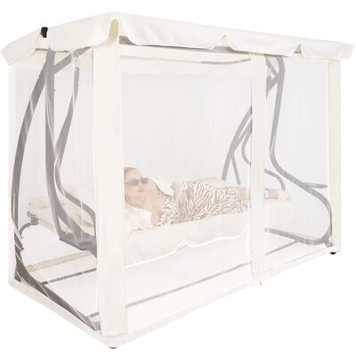 Moskytiéra pro zahradní houpačky 165x680 cm SPRINGOS GS0025M béžová