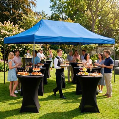 Párty stan 3x6 m SPRINGOS GP0007 modrý