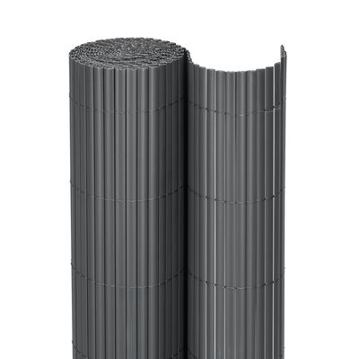 PVC zástěna 1x5 m na balkon plot SPRINGOS GA0238 šedá