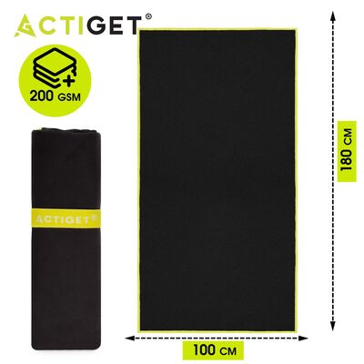 Rychleschnoucí ručník 100x180 cm ACTIGET ACT0192 šedý