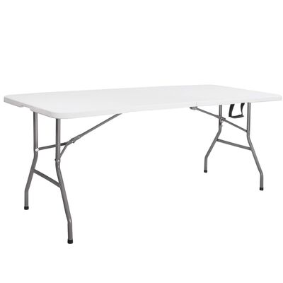 Skládací cateringový stůl 180x74 cm SPRINGOS RAUT GF0108 bílý