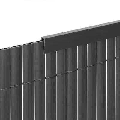 Ukončovací profil pro PVC zástěny 1m SPRINGOS GA0250 šedý