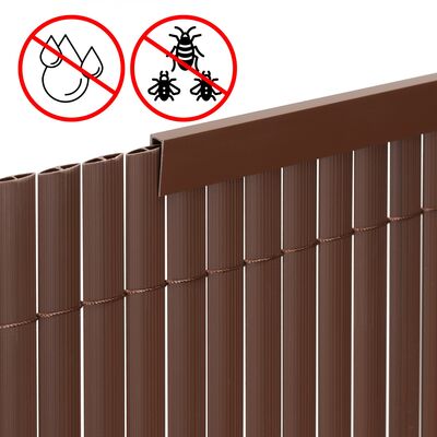 Ukončovací profil pro PVC zástěny 1m SPRINGOS GA0251 hnědý