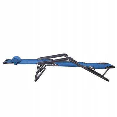 Zahradní polohovací křeslo SPRINGOS RELAX tmavě šedé