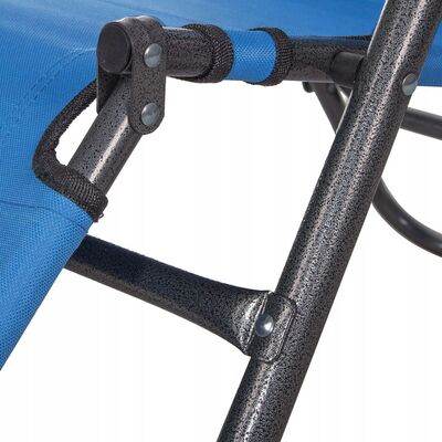 Zahradní polohovací křeslo SPRINGOS RELAX tmavě šedé