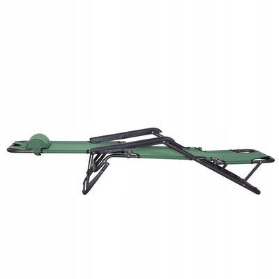 Zahradní polohovací křeslo SPRINGOS RELAX tmavě šedé