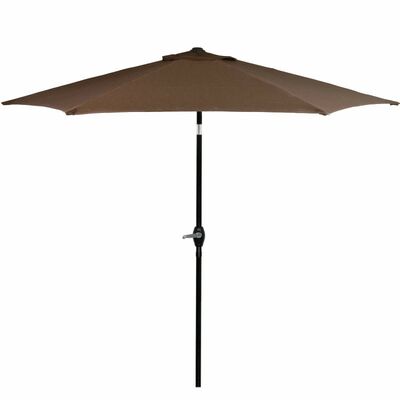 Zahradní slunečník 250 cm, tmavě šedý SPRINGOS SUNNY GU0021