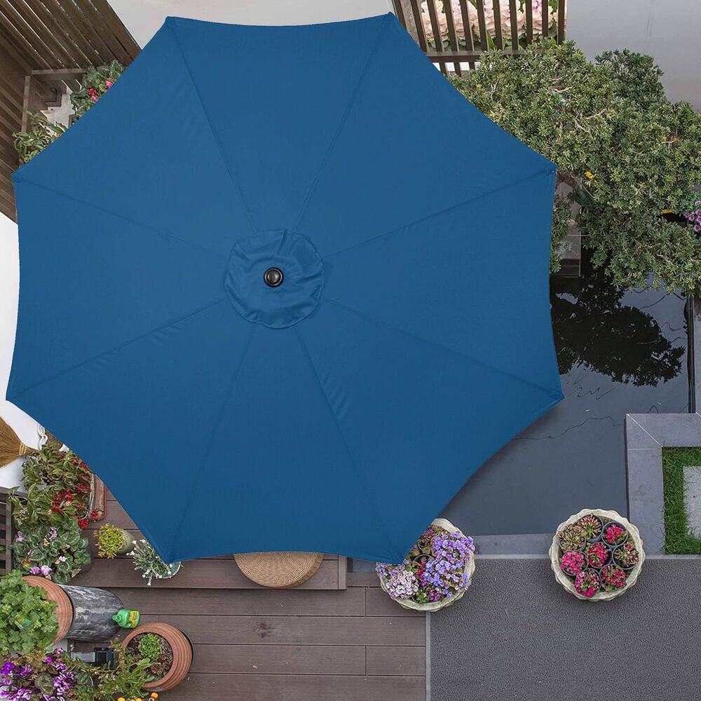 Zahradní slunečník 290 cm, tmavě šedý SPRINGOS SUNNY GU00200