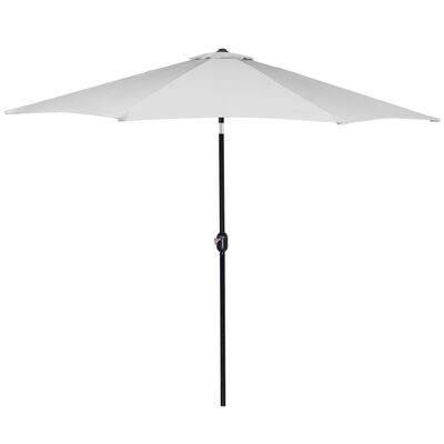 Zahradní slunečník 250 cm, tmavě šedý SPRINGOS SUNNY GU0021
