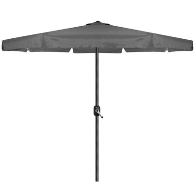 Zahradní slunečník 400 cm SPRINGOS GU0040 tmavě šedý