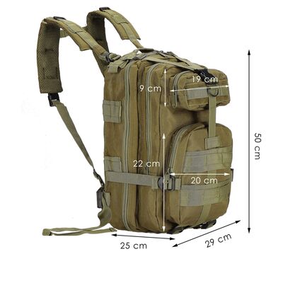Sportovní batoh 20l ACTIGET GYMBAG černo-zelený