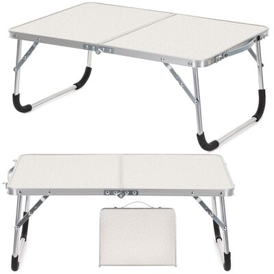 Kempingový stolek 90x60x70cm SPRINGOS CS0136 bílý