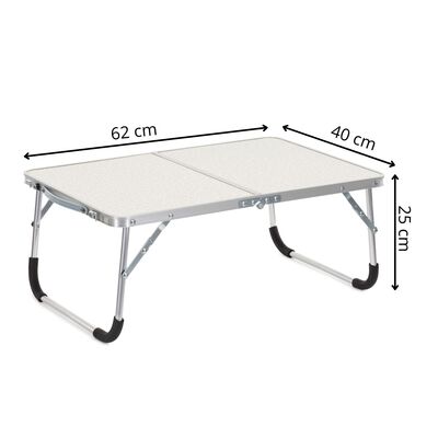Kempingový stolek 90x60x70cm SPRINGOS CS0136 bílý