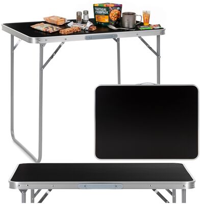 Kempingový stolek 90x60x70cm SPRINGOS CS0136 bílý