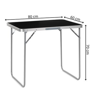 Kempingový stolek 90x60x70cm SPRINGOS CS0136 bílý