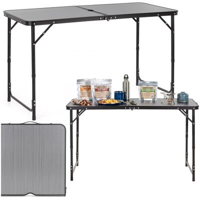 Kempingový stolek 90x60x70cm SPRINGOS CS0136 bílý