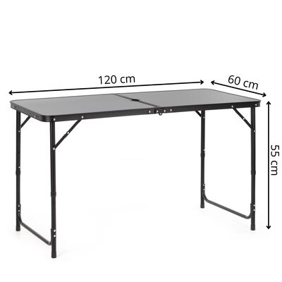 Kempingový stolek 90x60x70cm SPRINGOS CS0136 bílý
