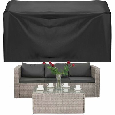 Kryt na zahradní nábytek 250x205x75 cm, černý SPRINGOS EXTERIO
