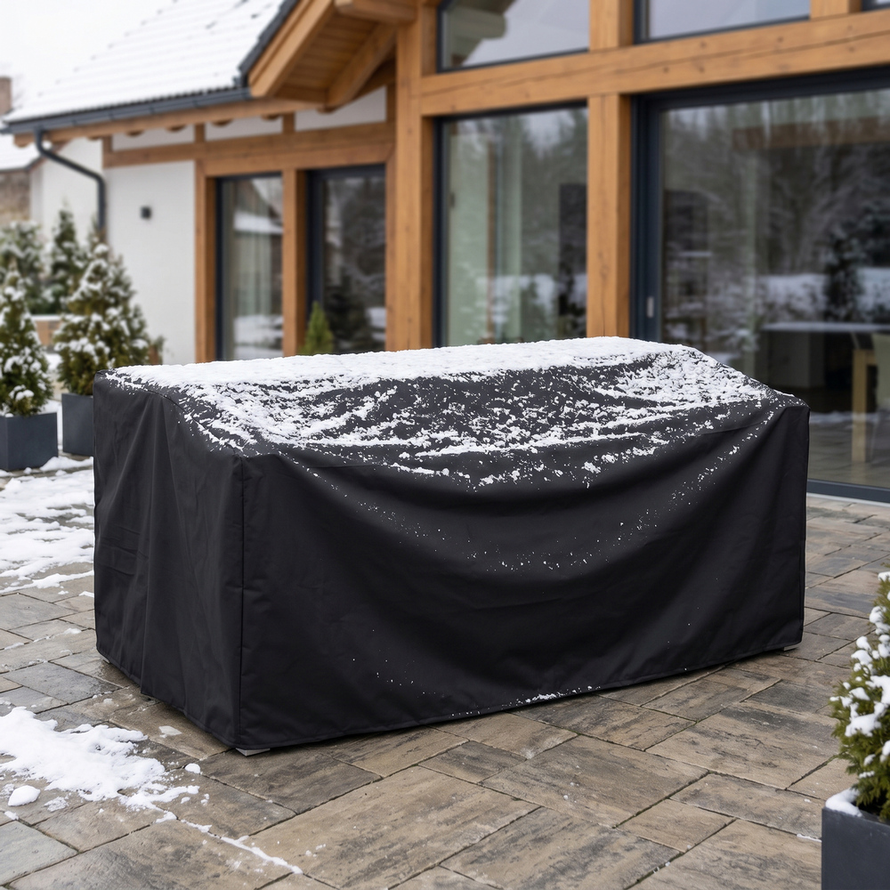 Kryt na zahradní nábytek 250x205x75 cm, černý SPRINGOS EXTERIO