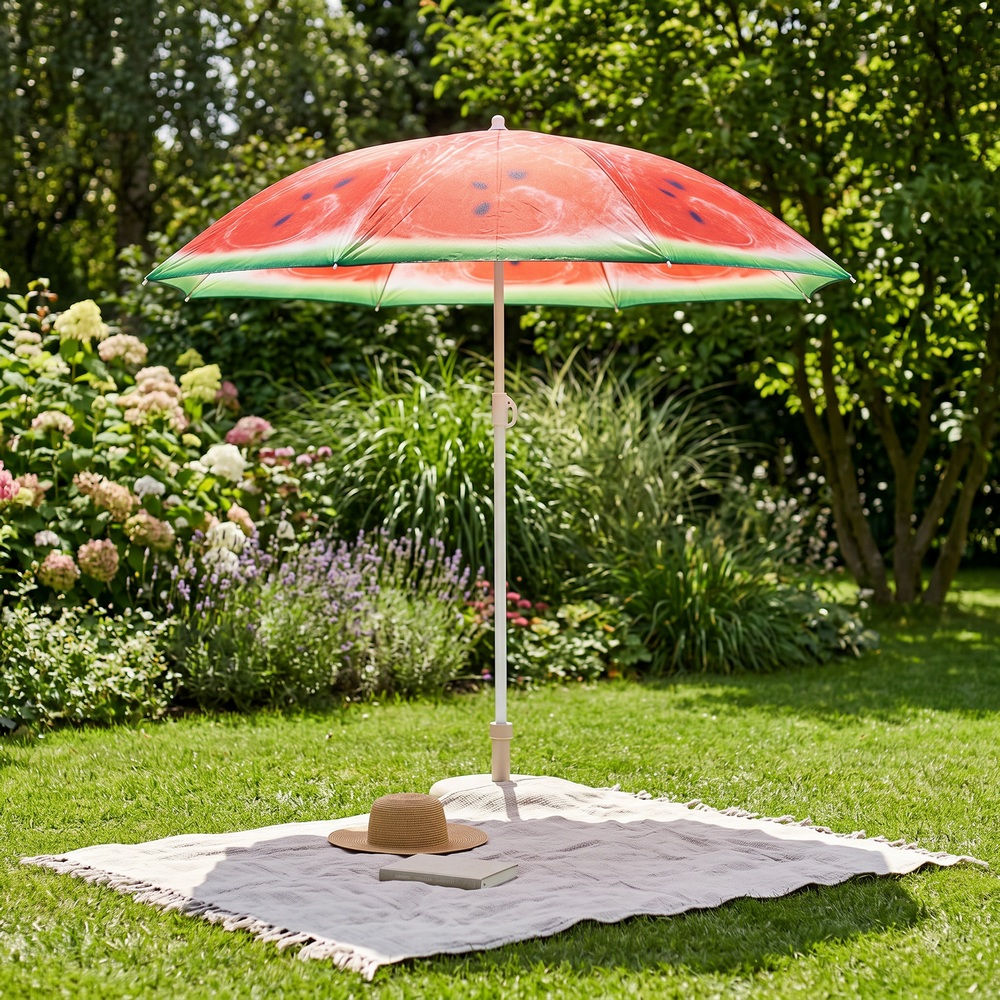 Zahradní slunečník 140 cm SPRINGOS VIVA BU0025 zelený