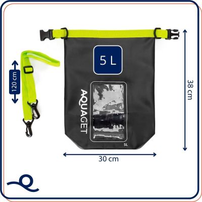 Nepromokavý vak 10l SPRINGOS AQ0021 černý