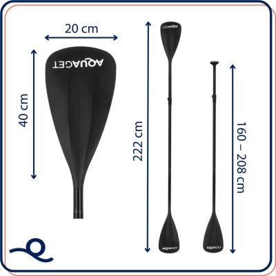 Oboustranné pádlo na paddleboard 2v1 AQUAGET AQ0050