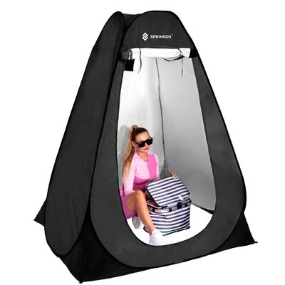 Turistická sada kempingový stolek + židle SPRINGOS CS0165 šedá