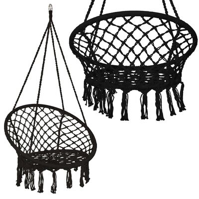 Zahradní houpačka 60 cm, černá SPRINGOS NATALI