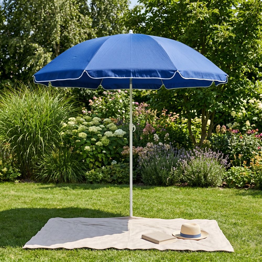Zahradní slunečník 140 cm SPRINGOS VIVA BU0025 zelený