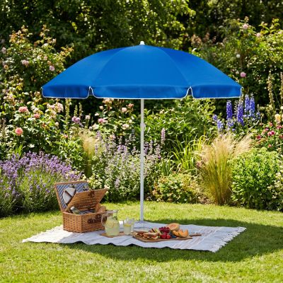 Zahradní slunečník 145 cm SPRINGOS CLASSIC BU0024 světle béžový