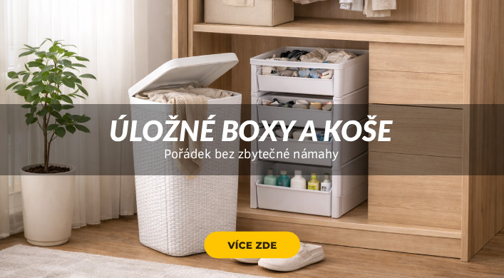 Úložné boxy a koše
